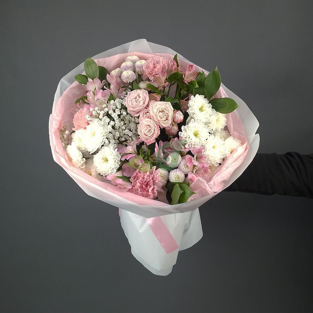 Цветы в подарок, букет Мелодия рассвета